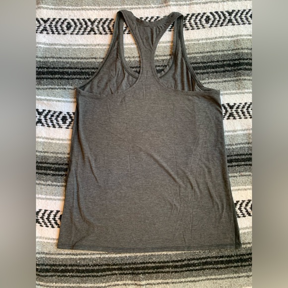 Lululemon Grey Racerback Tank Top Size 8 - Picture 2 of 4